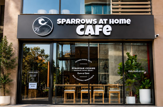 Sparrows at Home Cafe